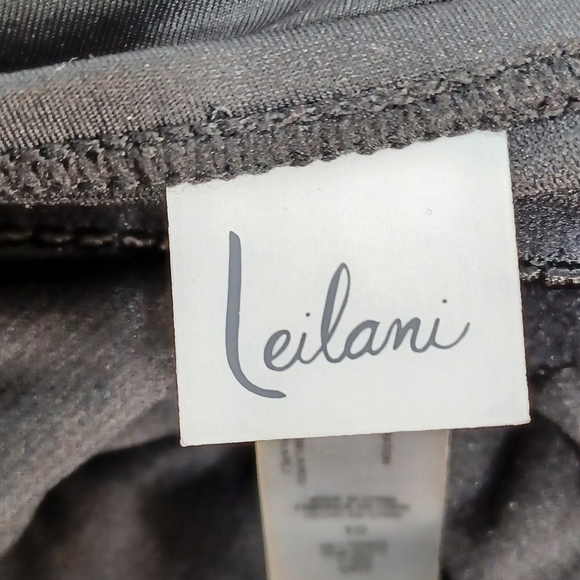 Leilani One-Shoulder Black One-Piece‎ Swimsuit – Size 10 NWOT - Picture 5 of 15